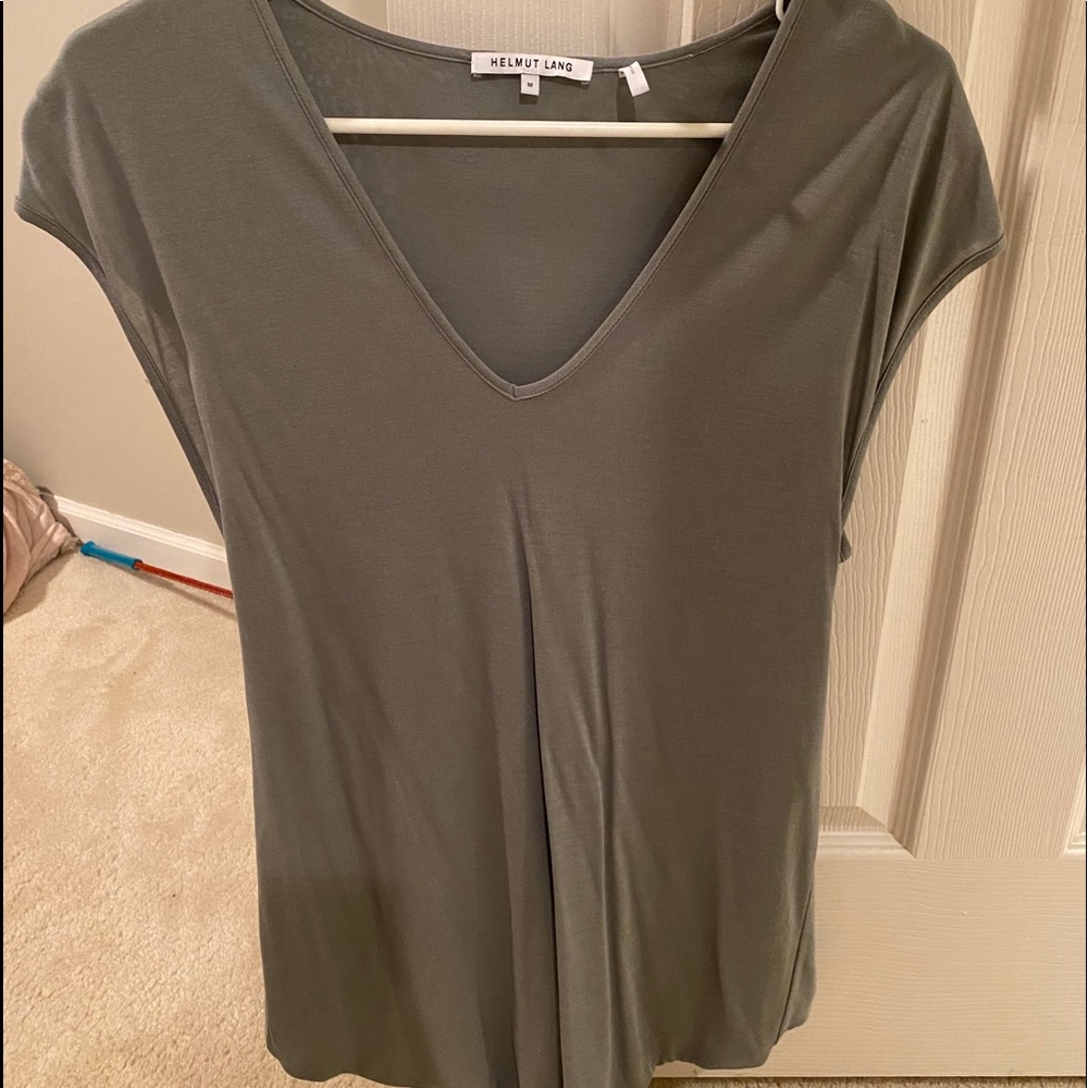 Helmet Lang medium open twist back top